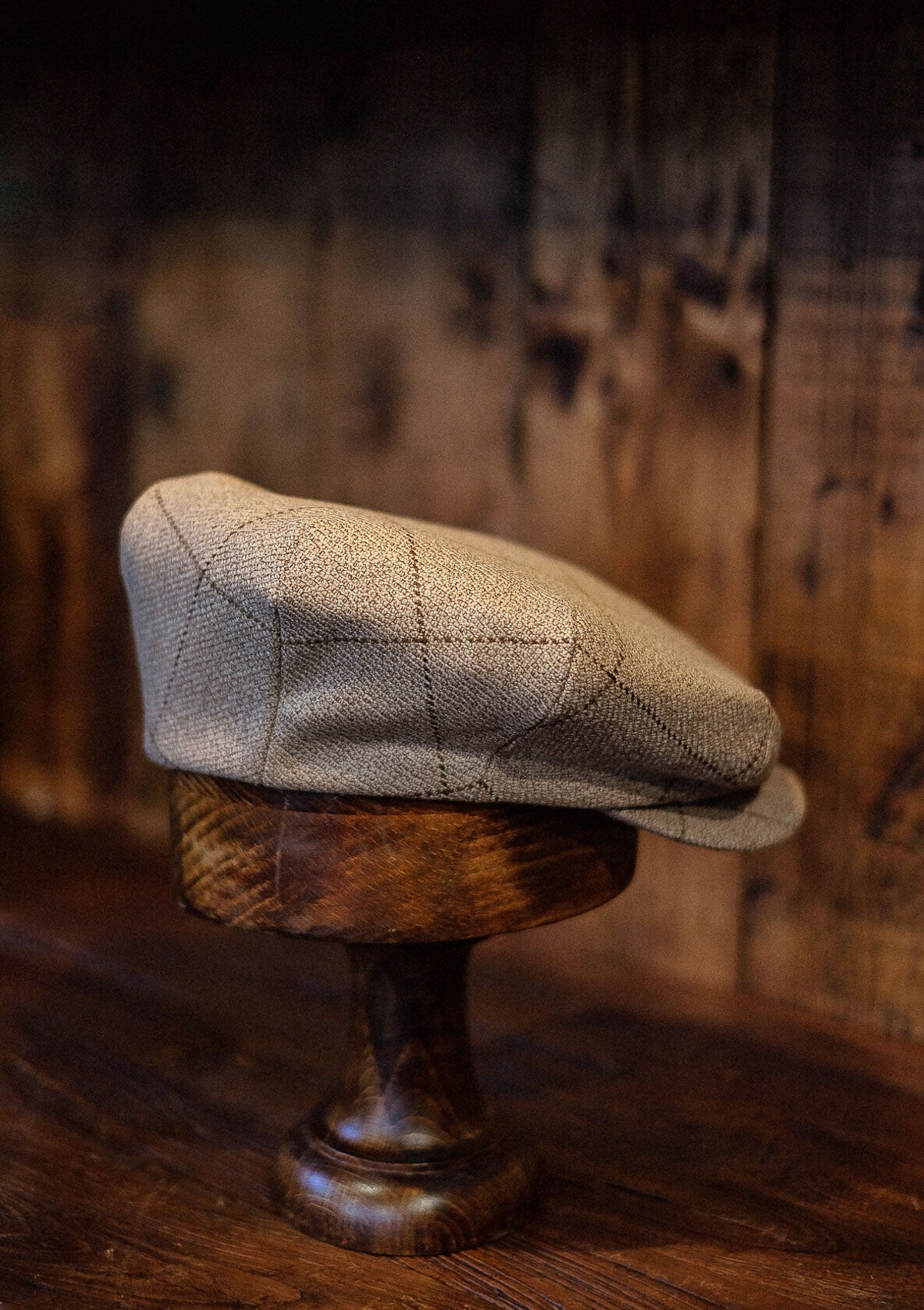Brennon 50 Pence Flat Cap - Wheat