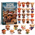 2026 Highland Cows Advent Calendar