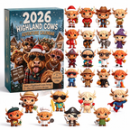 2026 Highland Cows Advent Calendar