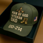 DD-214 Veteran Art Print Hat 🧢