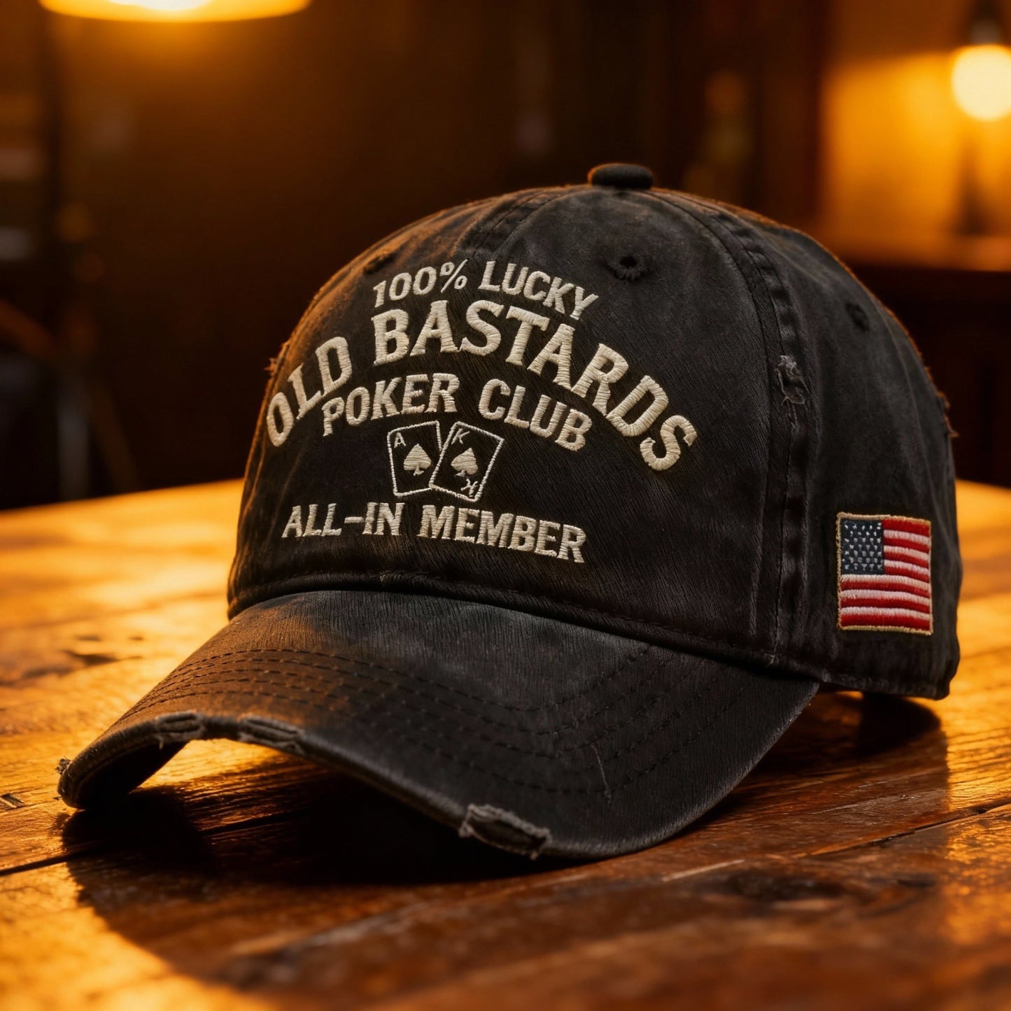 🏆Flash Sale 60% OFF  -OLD BASTARDS POKER CLUB CAP