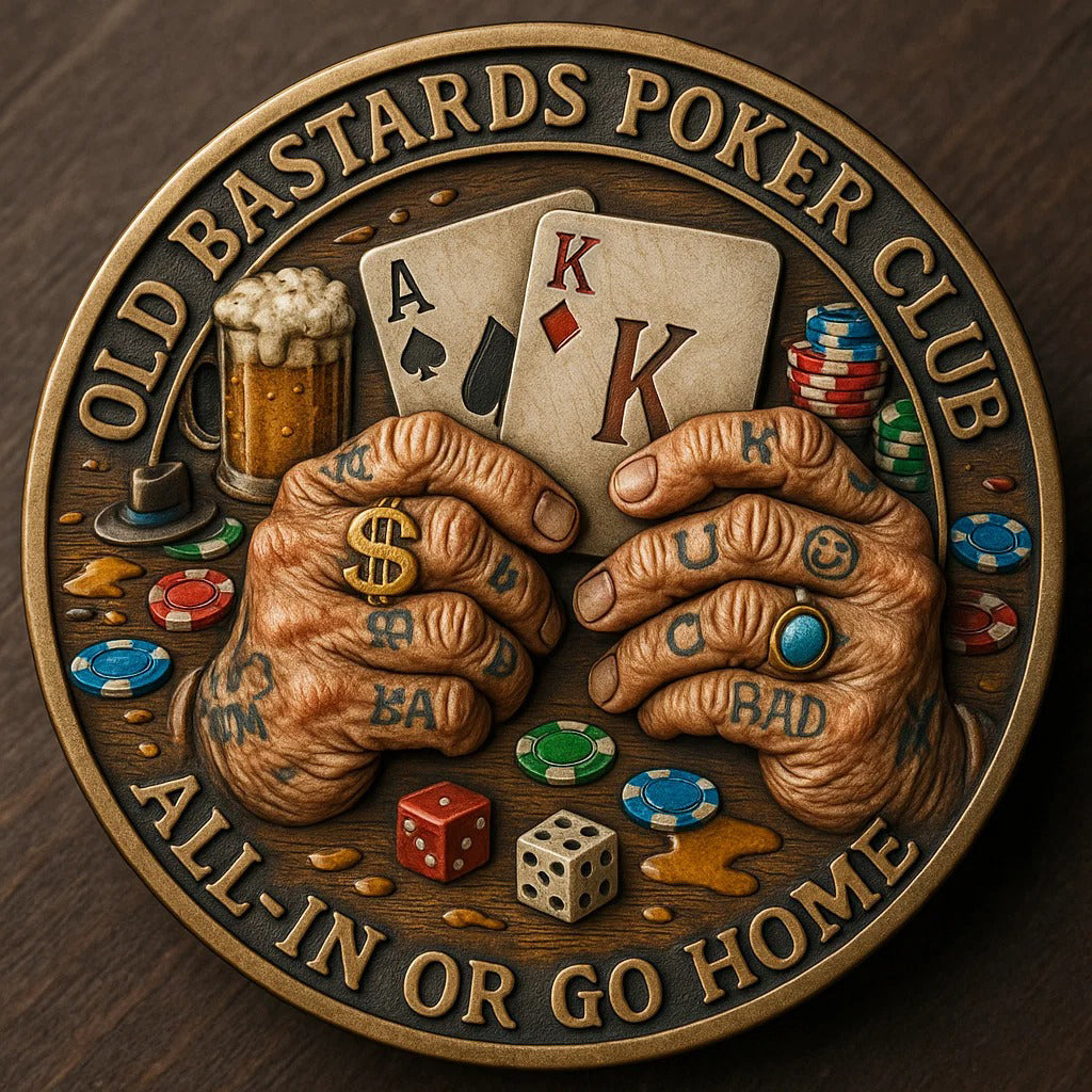 🏆Flash Sale 60% OFF  -OLD BASTARDS POKER CLUB CAP