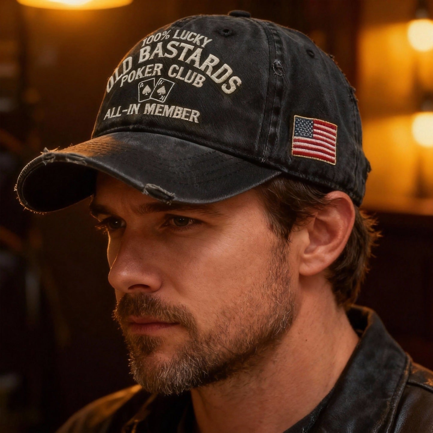 🏆Flash Sale 60% OFF  -OLD BASTARDS POKER CLUB CAP