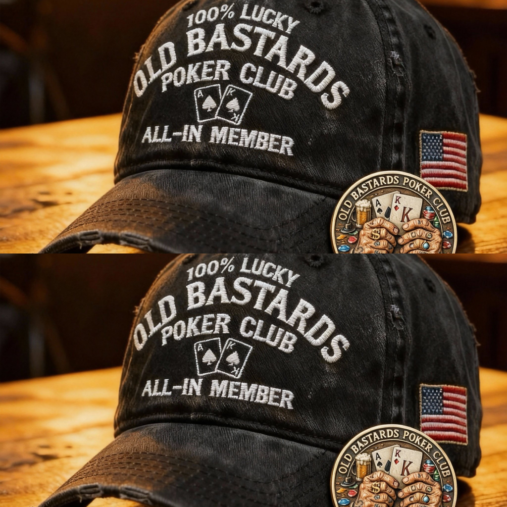 🏆Flash Sale 60% OFF  -OLD BASTARDS POKER CLUB CAP