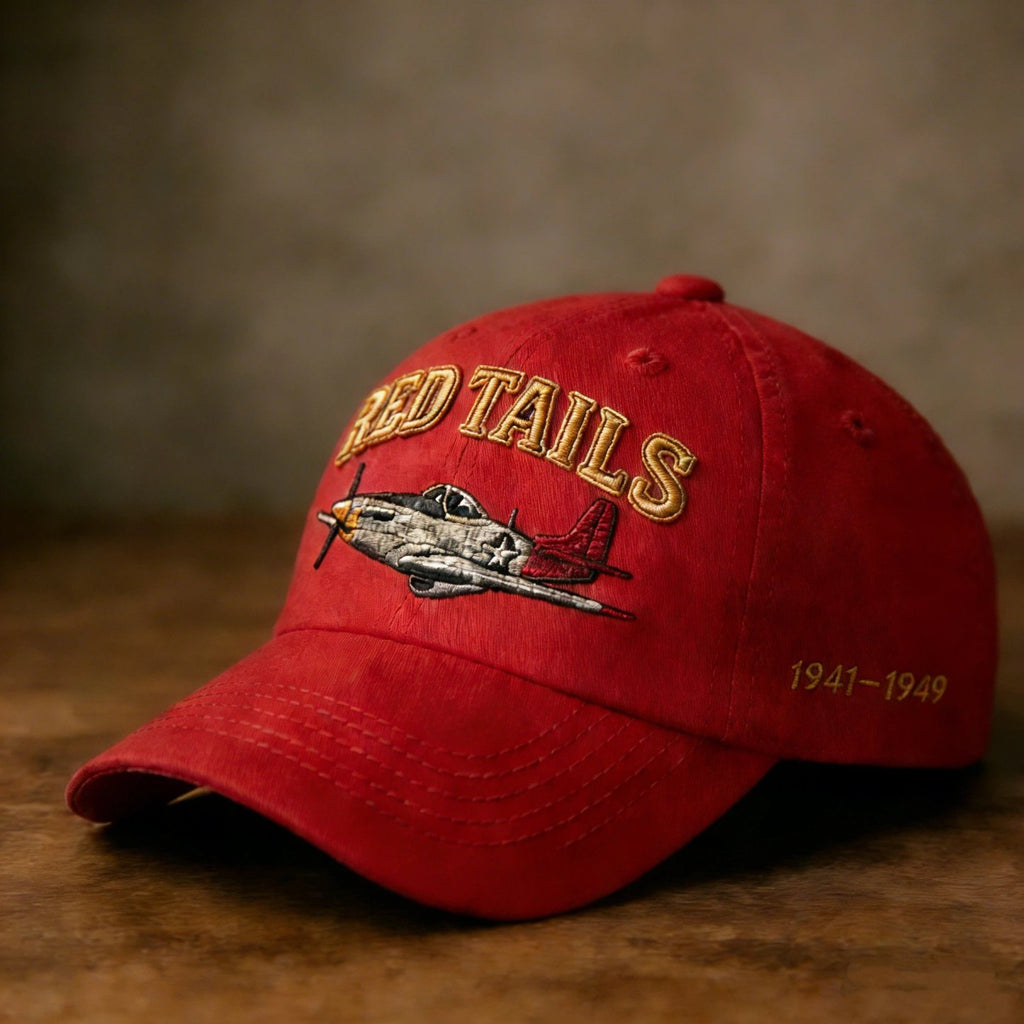 🔥Last Day 49% OFF - 💥Tuskegee Airmen Red Tails Heritage Cap