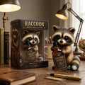 The Viking Striker: Sky Blue "Golden Boot" Raccoon Whiskey Premium Vinyl Figure🐻🍾