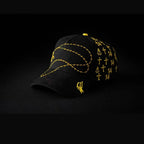 Gold Cross Trucker Hat, Vintage Street Cap