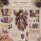 Feen Patchwork DIY Set | Fabric Fairy made from Floral Fabrics | Beginner-Friendly Craft Kit | PatchBloom
