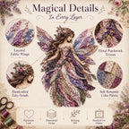 Feen Patchwork DIY Set | Fabric Fairy made from Floral Fabrics | Beginner-Friendly Craft Kit | PatchBloom