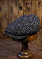Geary Flat Cap - Harris Tweed Check