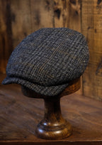 Geary Flat Cap - Harris Tweed Check