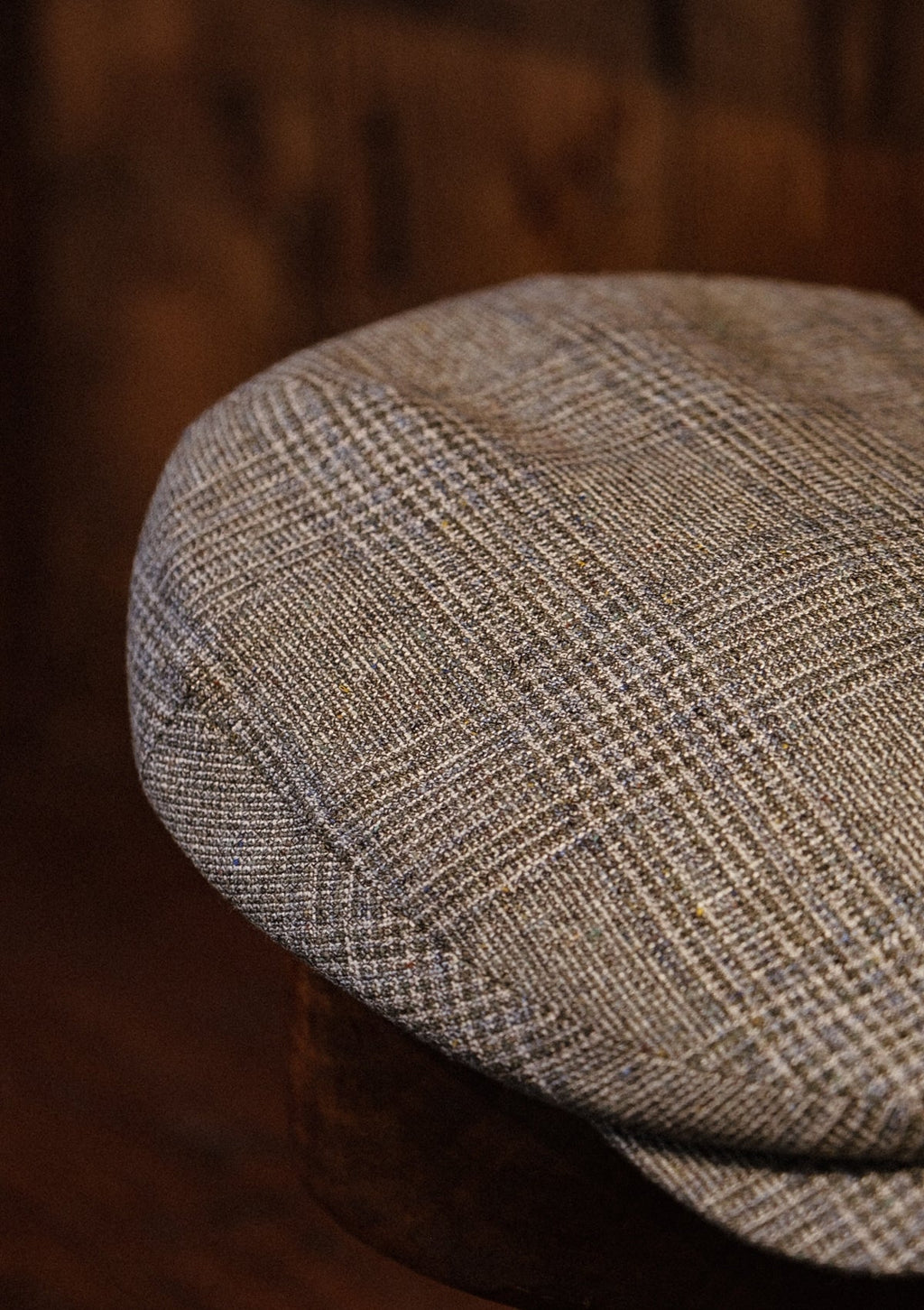 Geary Flat Cap - Teal Prince of Wales