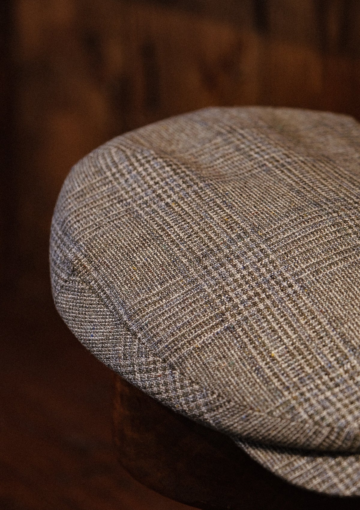 Geary Flat Cap - Teal Prince of Wales