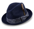 Ink 2 Brim Ribbon Wool Felt Dress Hat
