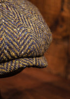 Newman Baker Boy - (Mid-Width) Navy & Green Donegal Tweed