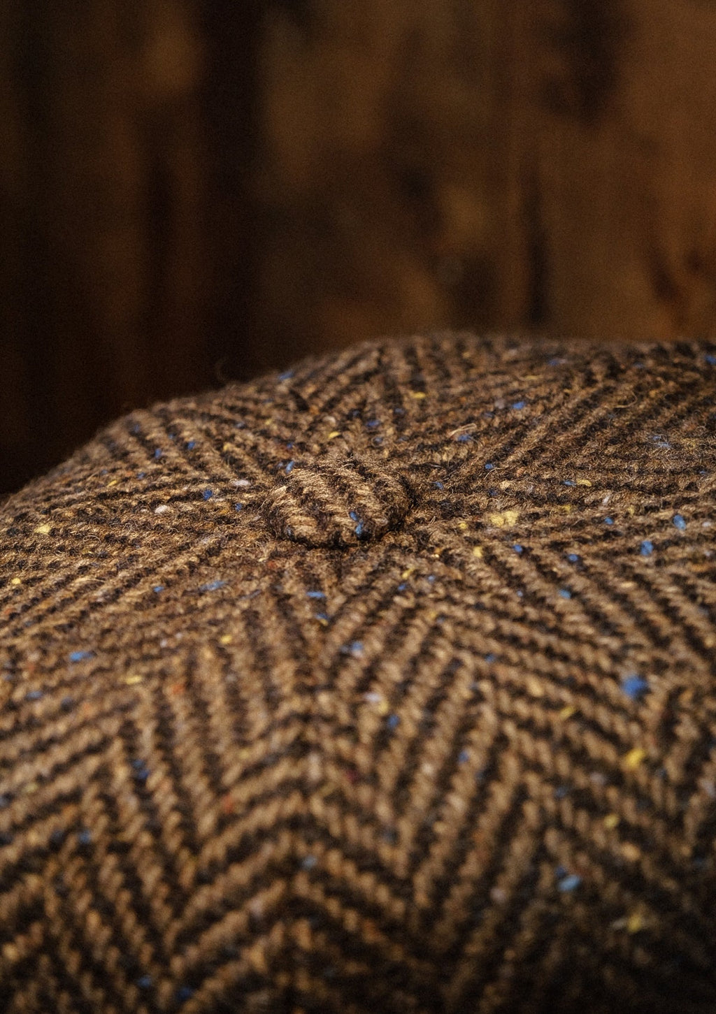 Newman Baker Boy - (Mid-Width) Navy Fleck Herringbone