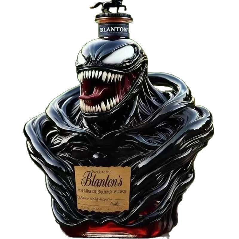 Venom Symbiote Sculpted Liquor Bottle