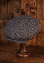 Regency 50 Pence Flat Cap - Blue Prince Of Wales Check