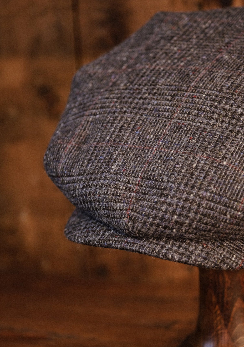 Regency 50 Pence Flat Cap - Blue Prince Of Wales Check