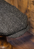 Regency 50 Pence Flat Cap - Grey Fleck Tweed