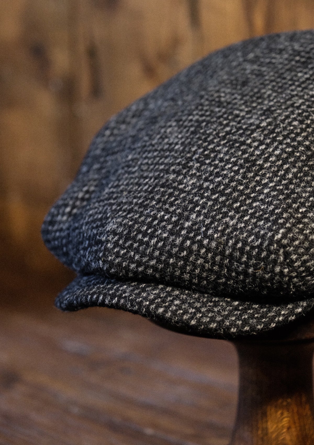 Regency 50 Pence Flat Cap - Grey Fleck Tweed