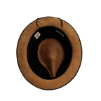 Rocky | Mens Leather Fedora Hat