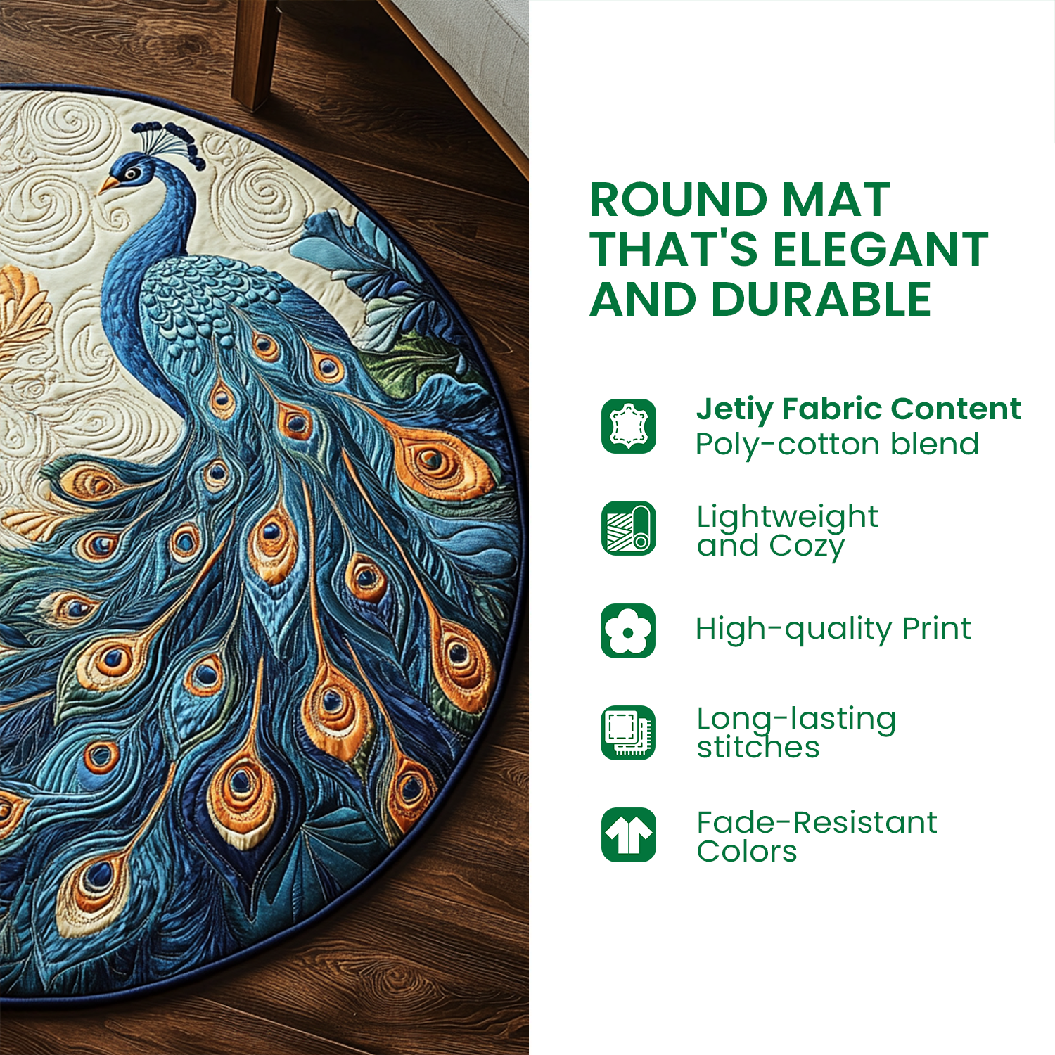 Spooky Skeleton Halloween Floor Rug – Creepy Halloween Home Decor 🎃
