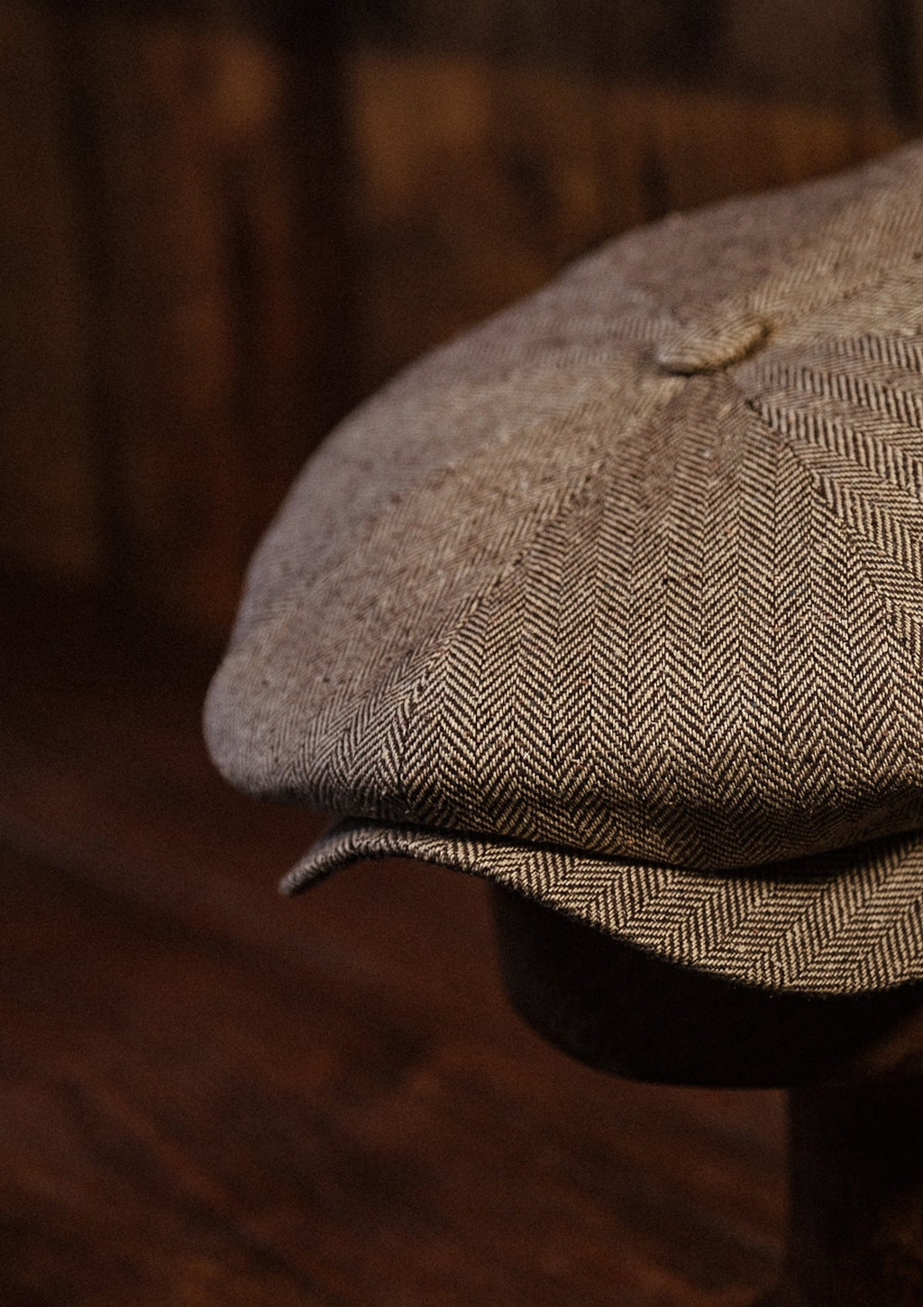 Stanton Baker Boy - (Wide-Width) Light Grey Micro Herringbone Pure Silk