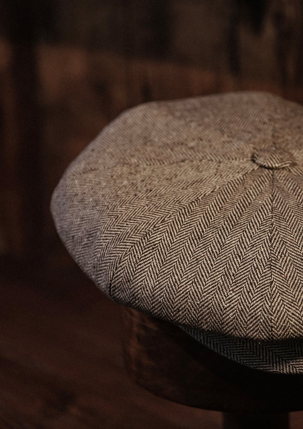 Stanton Baker Boy - (Wide-Width) Light Grey Micro Herringbone Pure Silk