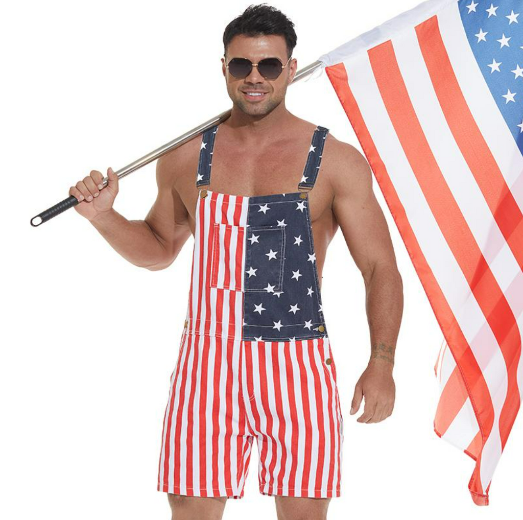 USA Flag Overalls – Celebrate Independence Day in True American Style
