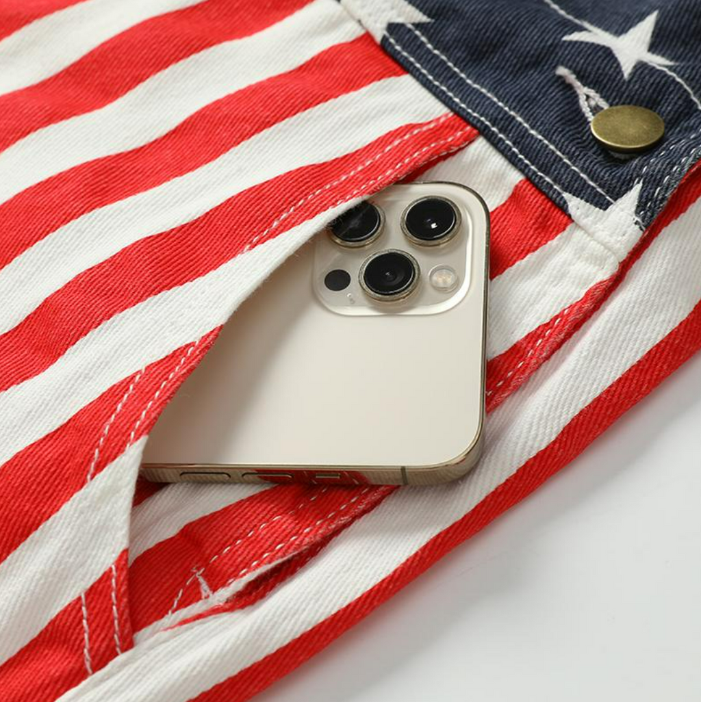 USA Flag Overalls – Celebrate Independence Day in True American Style