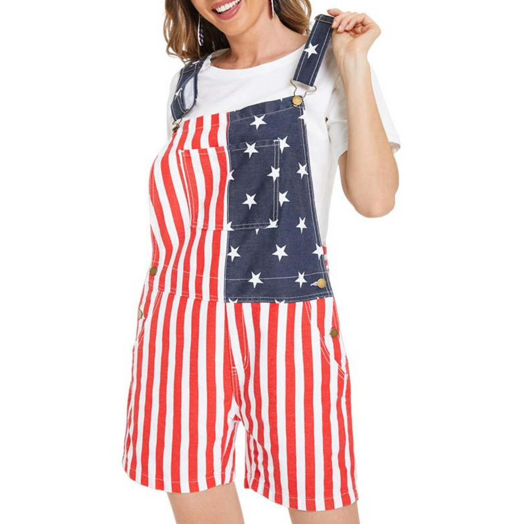 USA Flag Overalls – Celebrate Independence Day in True American Style