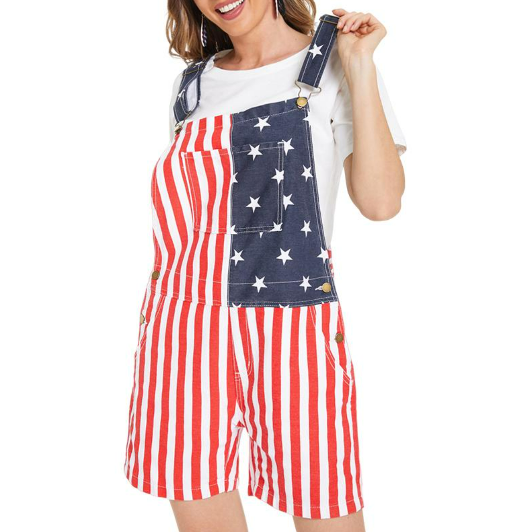 USA Flag Overalls – Celebrate Independence Day in True American Style