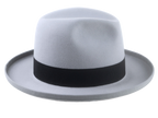 Retro Style Rolled Brim Fedora Hat for Men