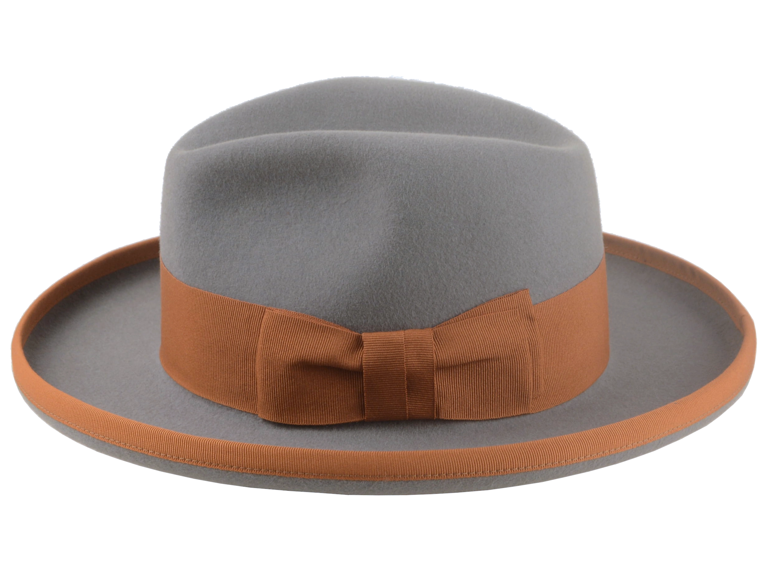 Premium Fur Felt Wide-Brim Fedora Tailored for Elegant Style and Comfort