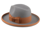 Premium Fur Felt Wide-Brim Fedora Tailored for Elegant Style and Comfort