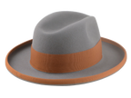 Premium Fur Felt Wide-Brim Fedora Tailored for Elegant Style and Comfort