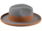 Premium Fur Felt Wide-Brim Fedora Tailored for Elegant Style and Comfort