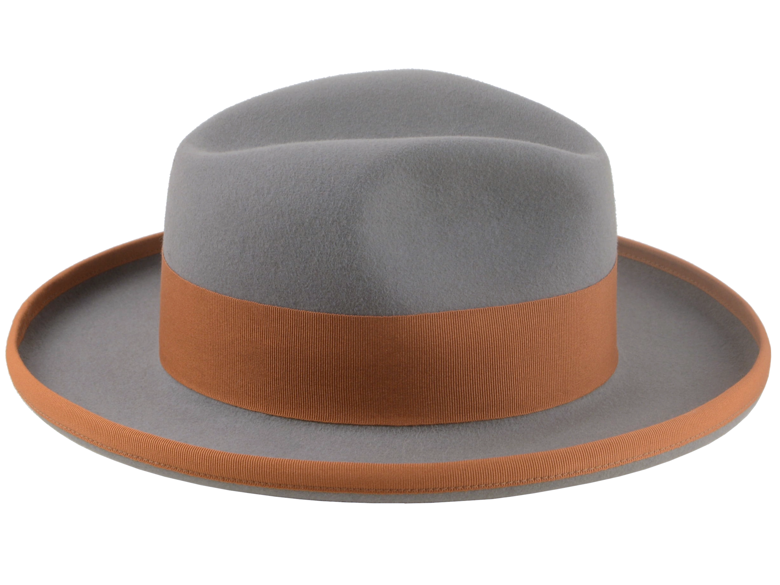 Premium Fur Felt Wide-Brim Fedora Tailored for Elegant Style and Comfort