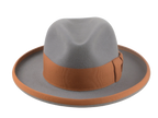 Premium Fur Felt Wide-Brim Fedora Tailored for Elegant Style and Comfort