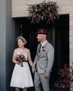 Trilby Fedora – Burgundy[Fast shipping and box packing]