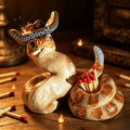 🐍 Snake Matchbox – Creative Decorative Match Holder with Artistic Design for Candles & Home Styling - Buy 1