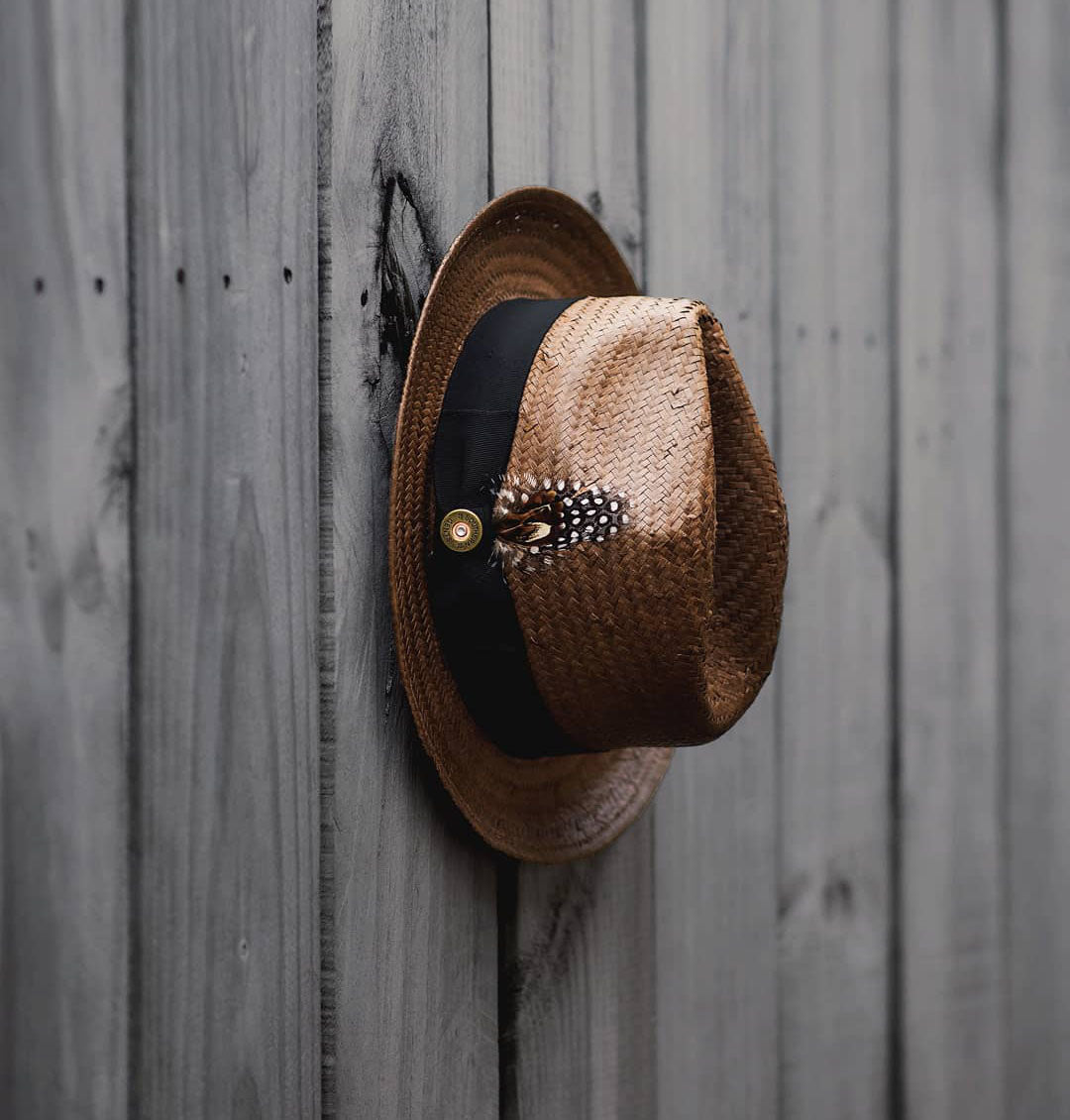 Miller Ranch Straw Trilby Fedora – Coffee[Fast shipping and box packing]