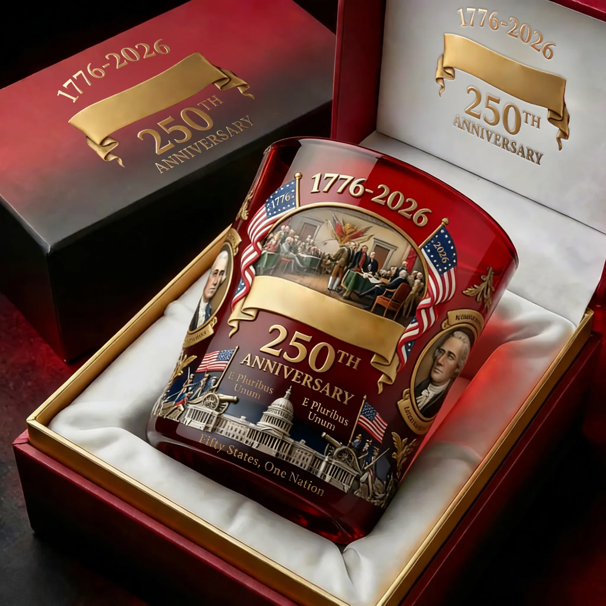 U.S. 250th Anniversary Commemorative Whiskey decanter set（1776-2026）