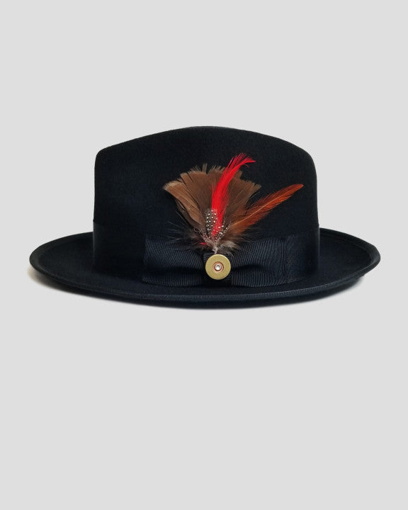 Trilby Fedora – Wheat[Fast shipping and box packing]