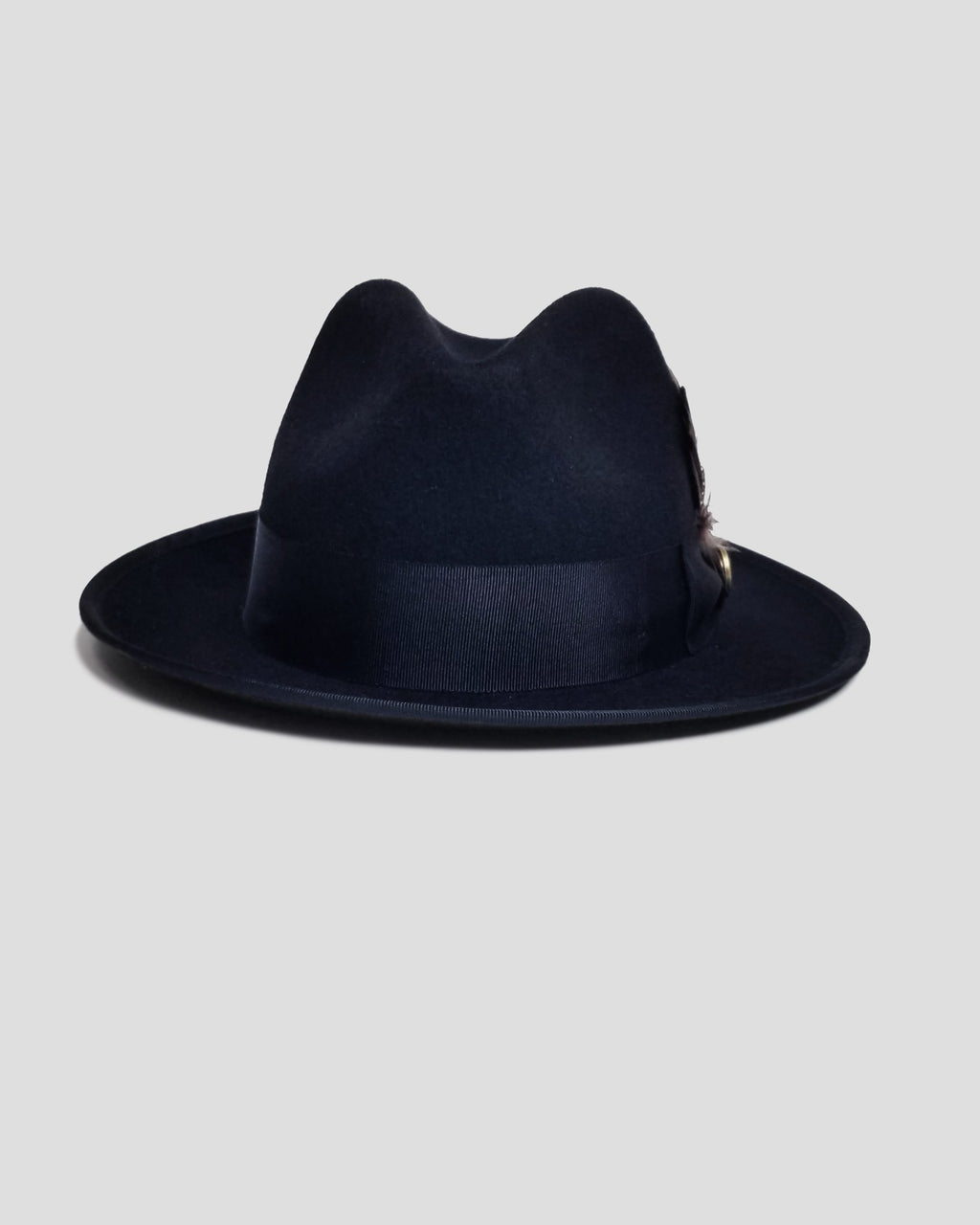 Trilby Fedora – Black [Fast shipping and box packing]