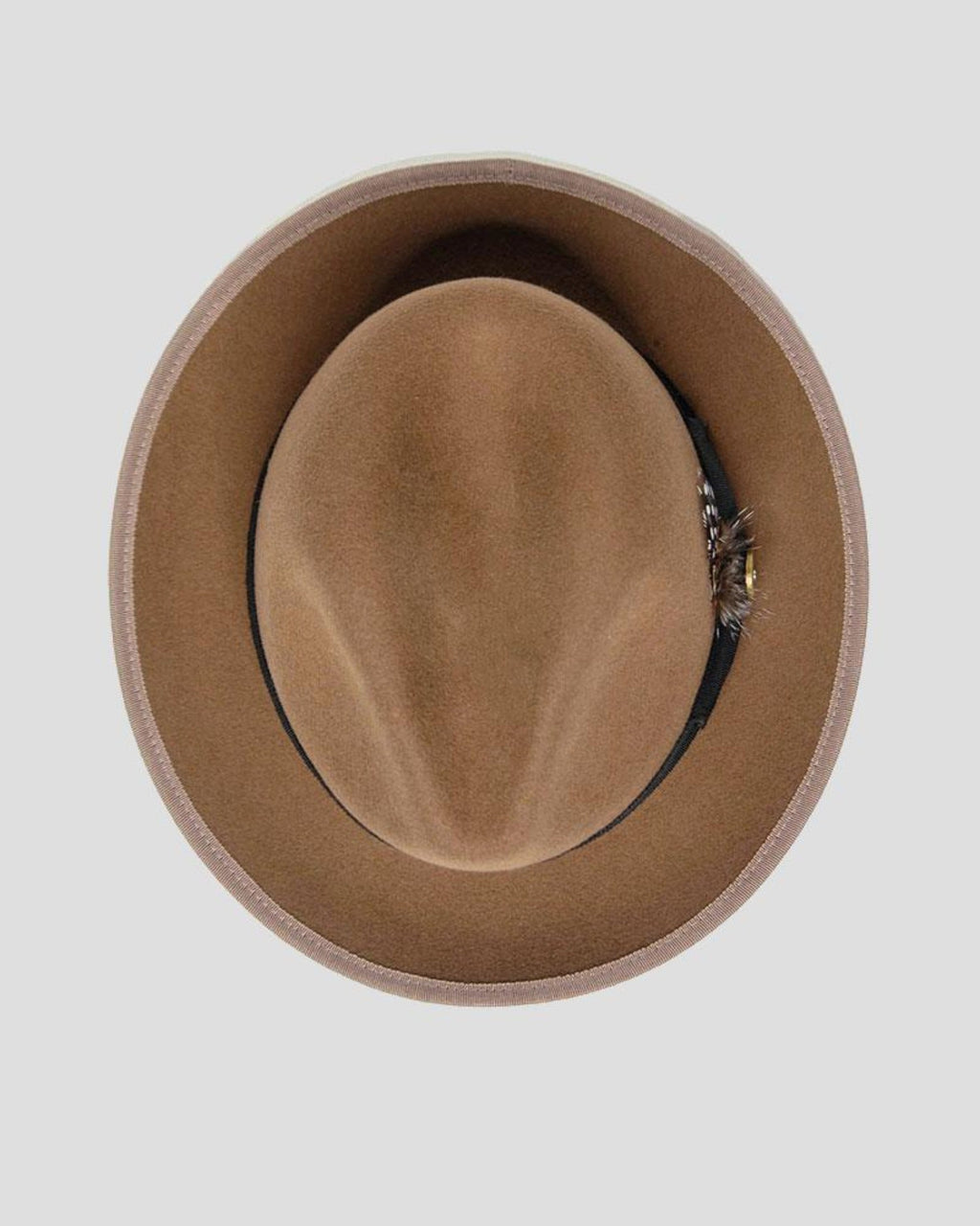 Trilby Fedora – Wheat[Fast shipping and box packing]