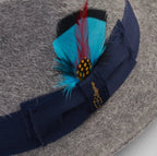 Casablanca - Long Hair Fur Felt Fedora - Gray