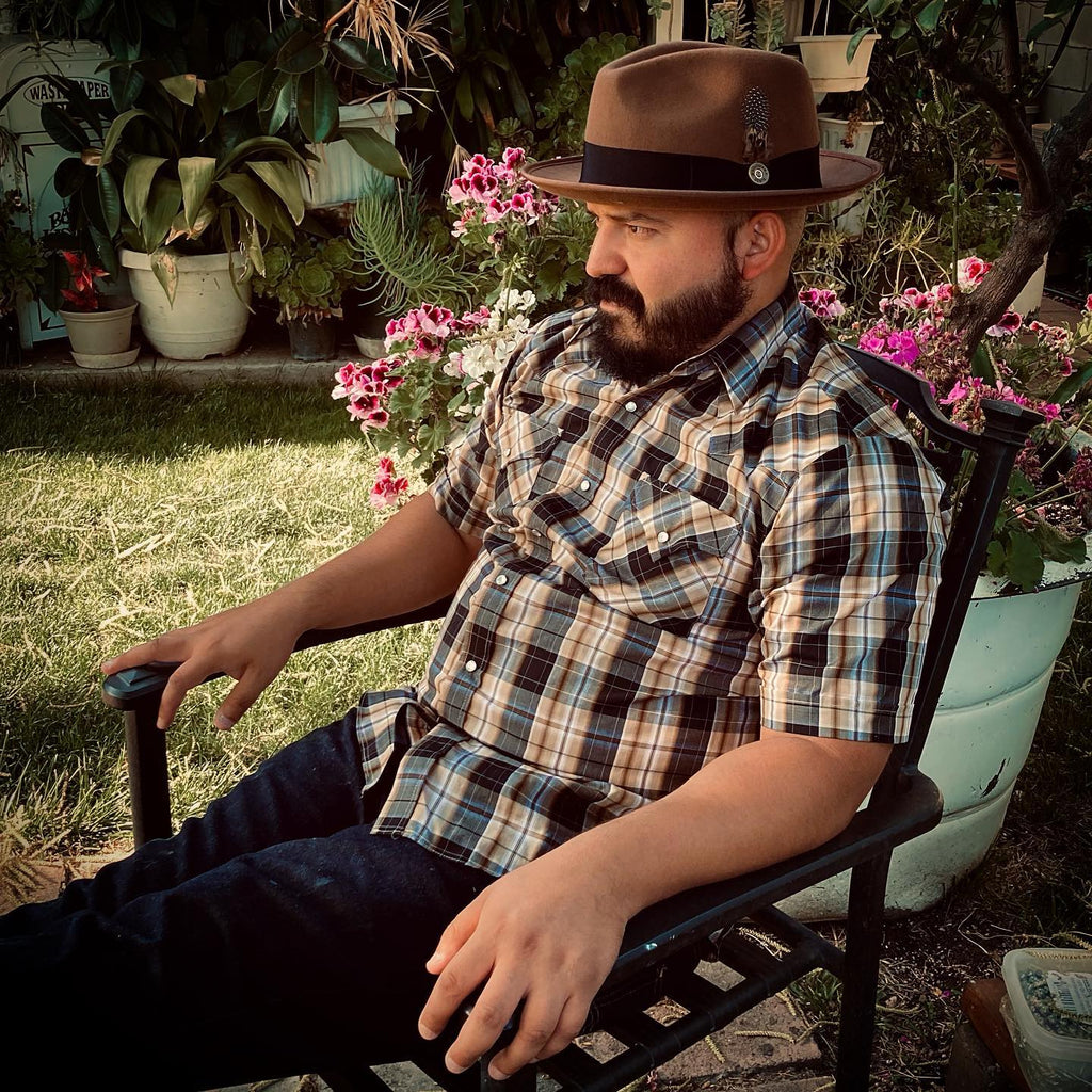 Trilby Fedora – Wheat[Fast shipping and box packing]