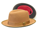 Acorn / Brown& 7 Size Miller Ranch Fedora-Princeton[BUY 2 FREE SHIPPING & BOX PACKING]